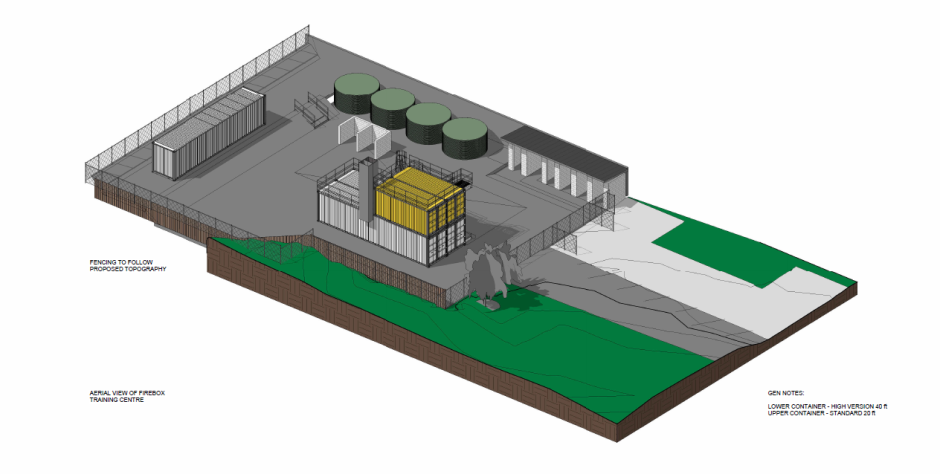 firefighting training facility