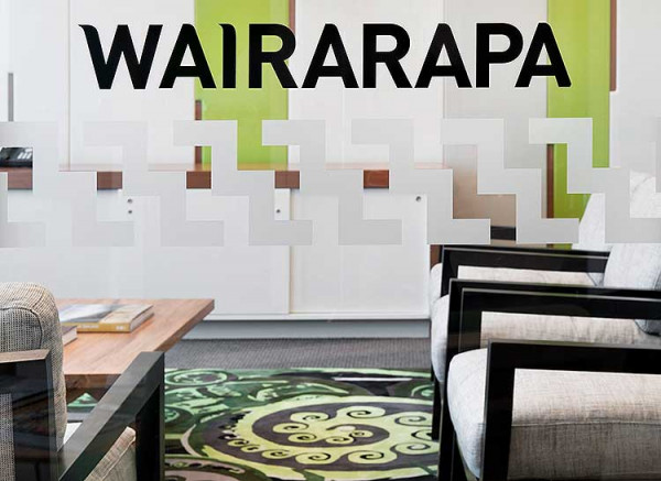 An example of locational design, showcasing a meeting room named after the Wairarapa region in New Zealand.